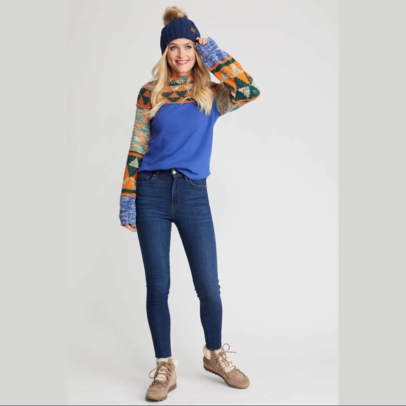 NWT Free People Swit The Small Stuff Pullover Knit - Picture 2 of 13